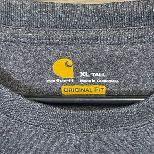 CARHARTT ORIGINAL FIT HEAVYWEIGHT SHORT-SLEEVE POCKET T-SHIRT - carbon heather